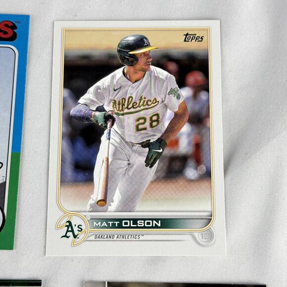 Oakland A’s 12 Card Lot NM Eric Chavez Auto Best Authentic Murphy RC Matt Olson - Picture 5 of 13